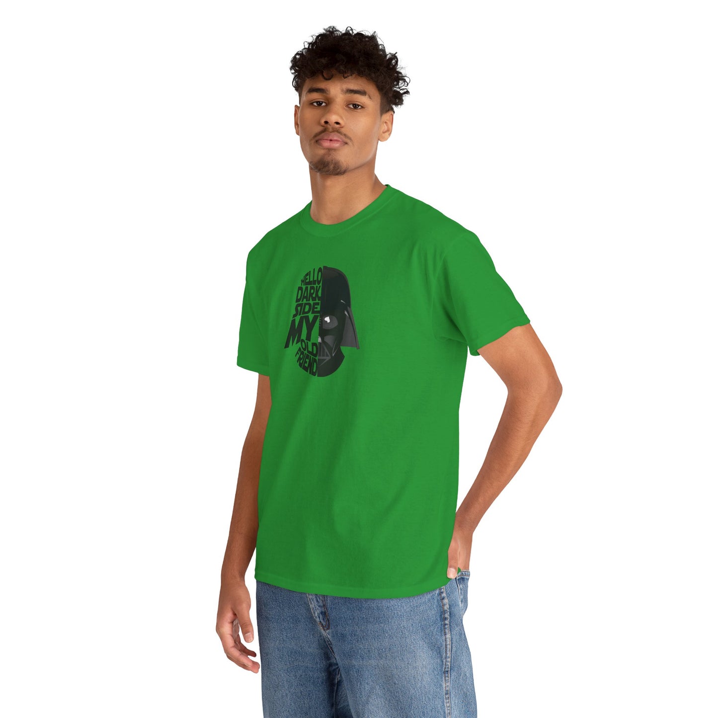 HELLO DARKSIDE MY OLD FRIEND Unisex Heavy Cotton Tee