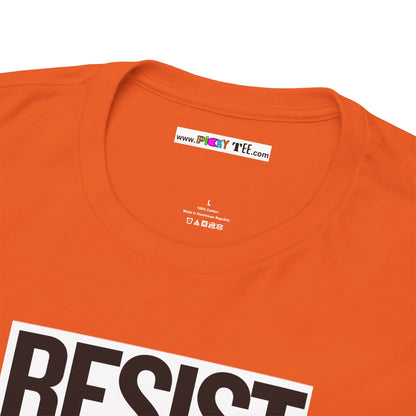 RESIST STANCE UNITED Unisex Heavy Cotton Tee