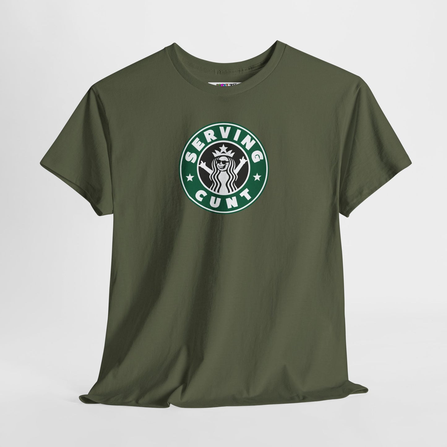 SERVINGCUNT Unisex Heavy Cotton Tee