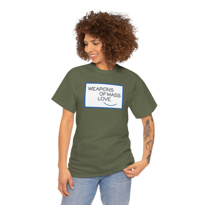 WEAPONS OF MASS LOVE Unisex Heavy Cotton Tee