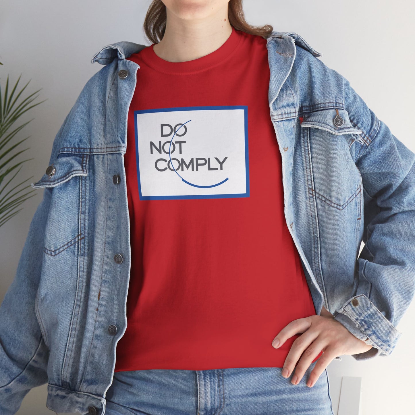 DO NOT COMPLY Unisex Heavy Cotton Tee