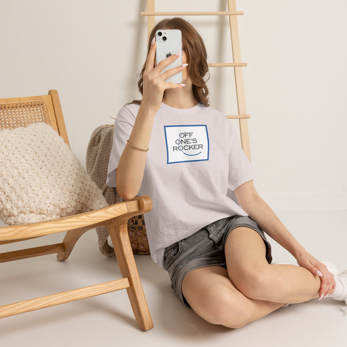 OFF ONE'S ROCKER Unisex Heavy Cotton Tee
