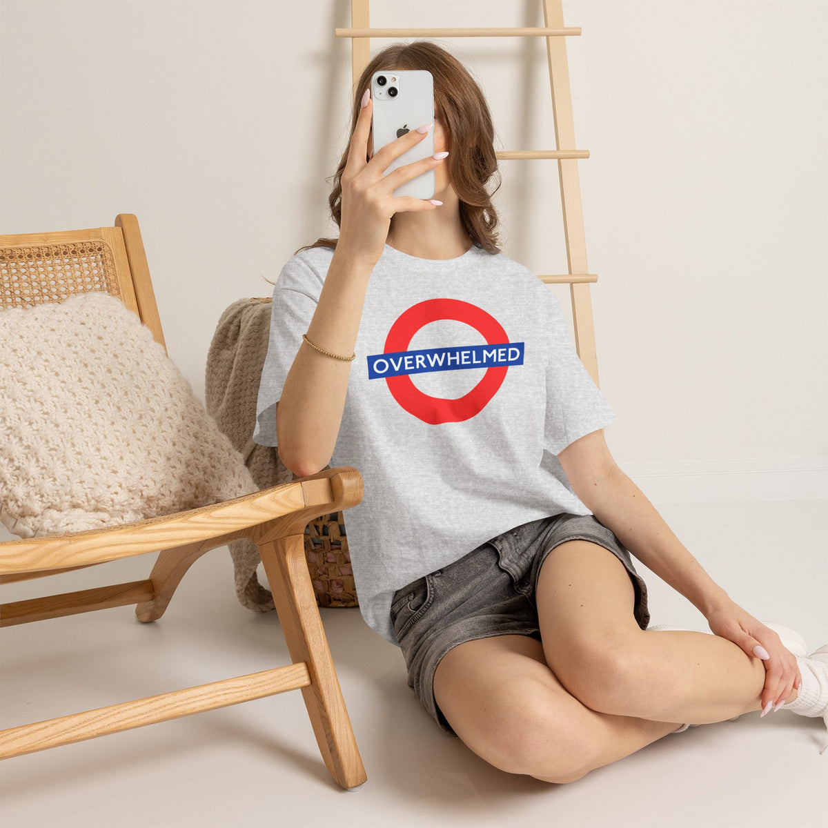 OVERWHELMED Unisex Heavy Cotton Tee