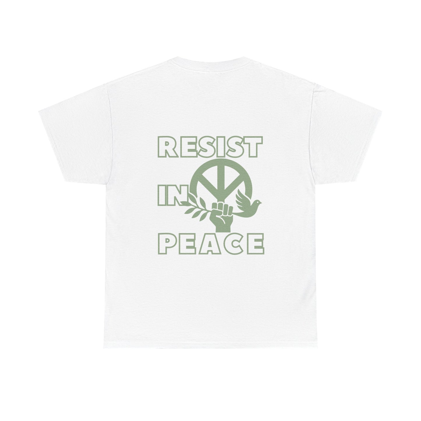 RESIST IN PEACE Unisex Heavy Cotton Tee