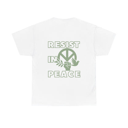 RESIST IN PEACE Unisex Heavy Cotton Tee