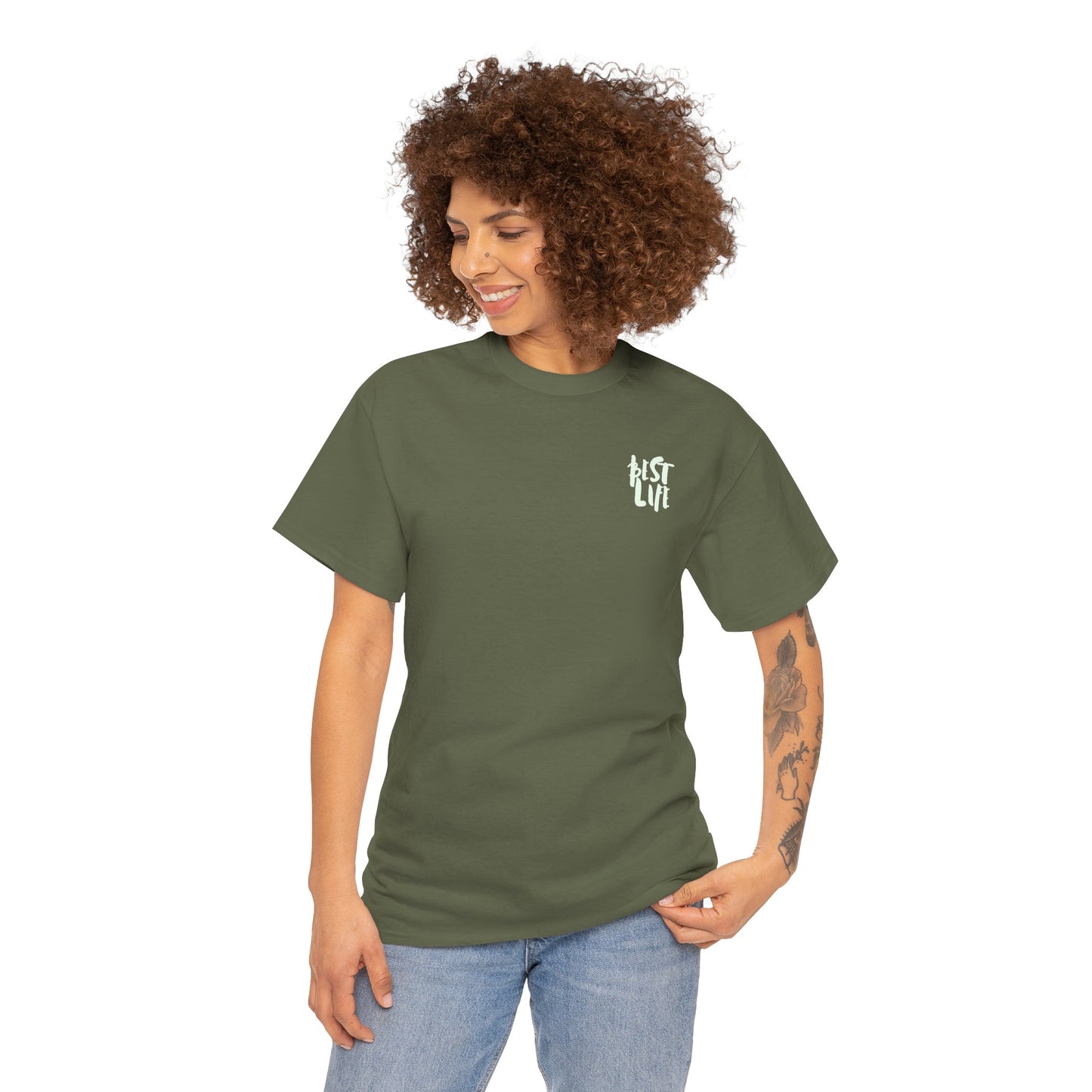 BEST LIFE Unisex Heavy Cotton Tee