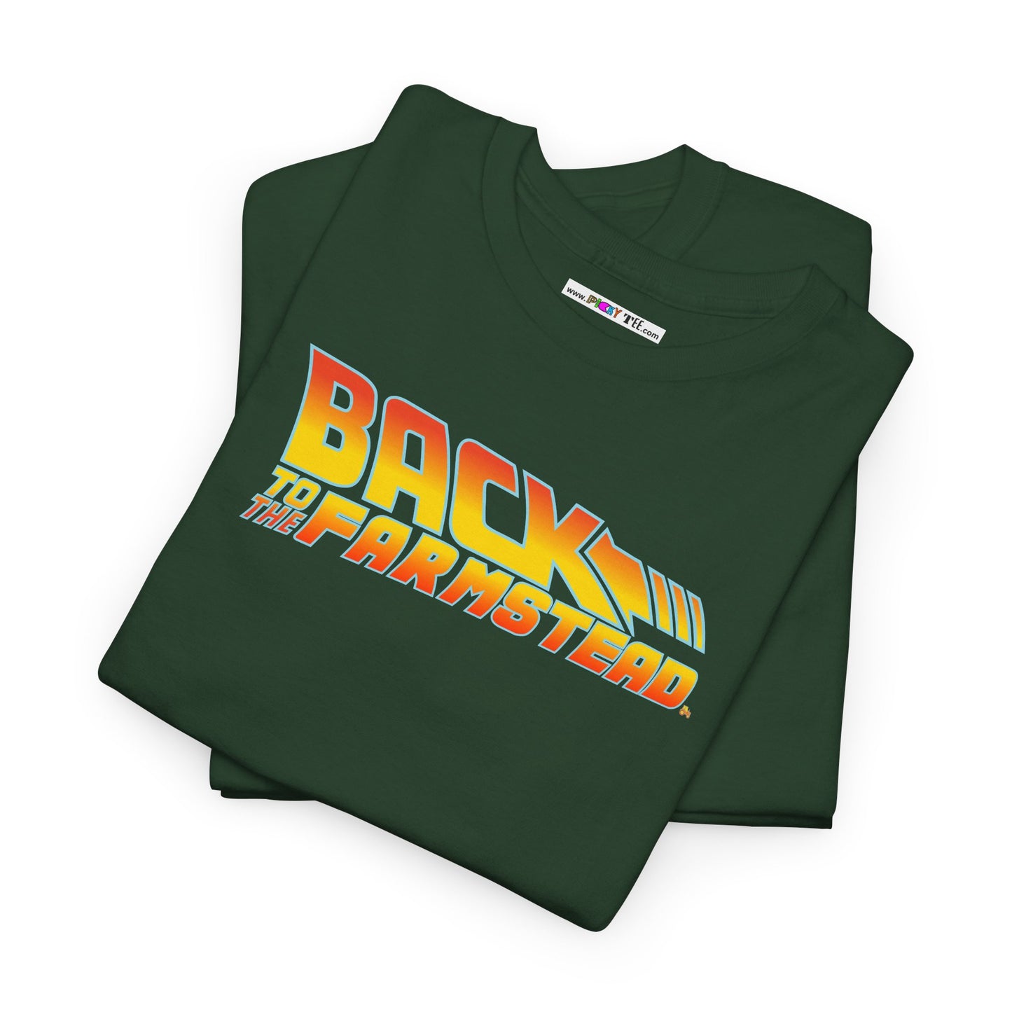 BACK TO THE FARMSTEAD Unisex Heavy Cotton Tee
