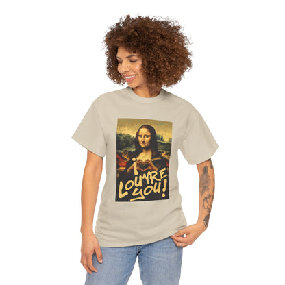 I LOUVRE YOU! Unisex Heavy Cotton Tee