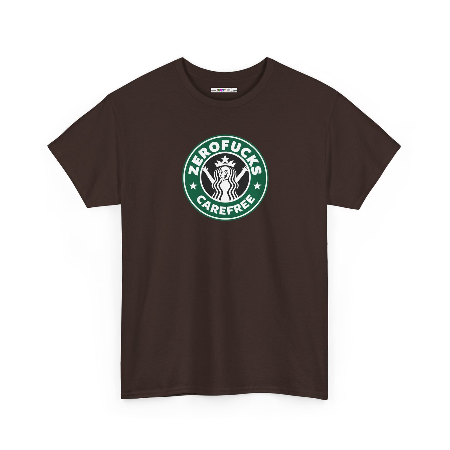 ZEROFUCKS CAREFREE Unisex Heavy Cotton Tee