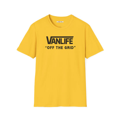 VANLIFE "OFF THE GRID". Unisex Softstyle 100% Cotton T-Shirt