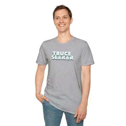 TRUCE SEEKER Unisex Softstyle 100% Cotton T-Shirt