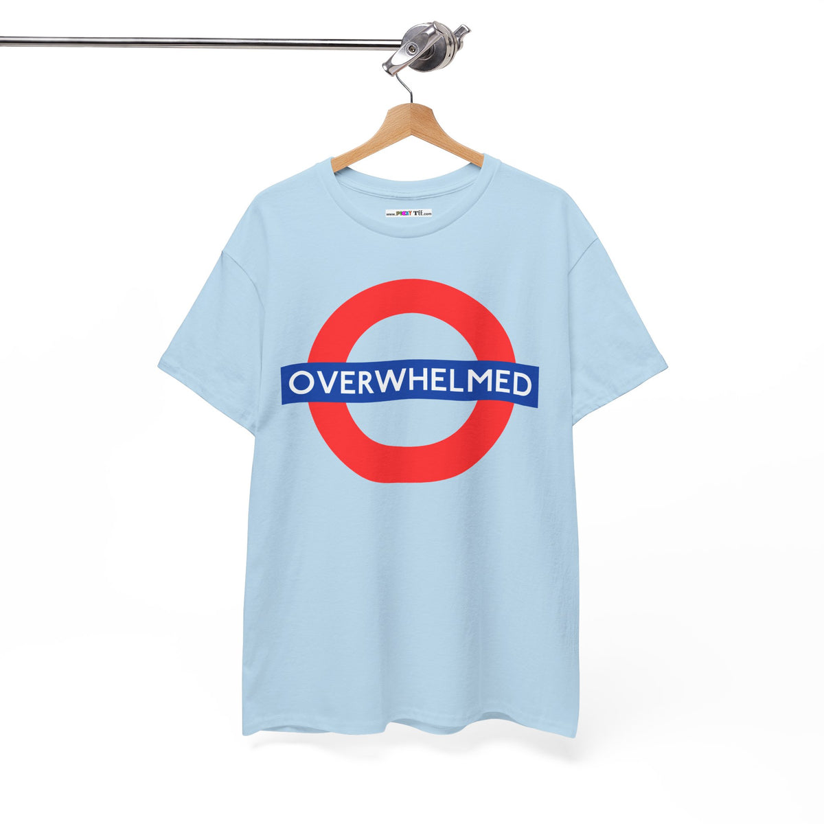 OVERWHELMED Unisex Heavy Cotton Tee