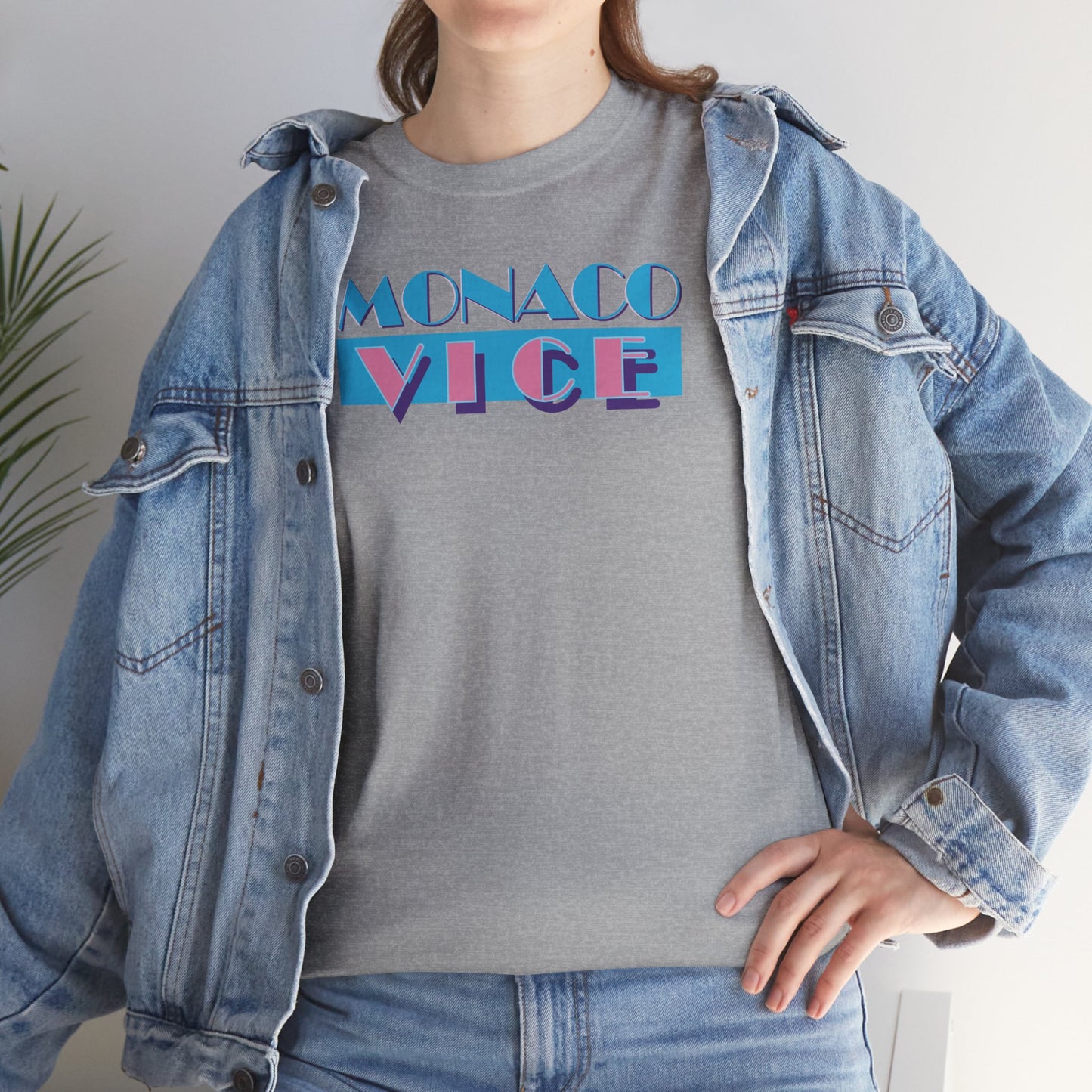 MONACO VICE Unisex Heavy Cotton Tee