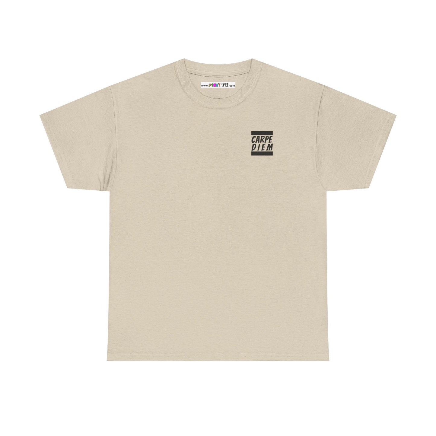 CARPE DIEM "I SEIZE DAY, PEOPLE" Unisex Heavy Cotton Tee