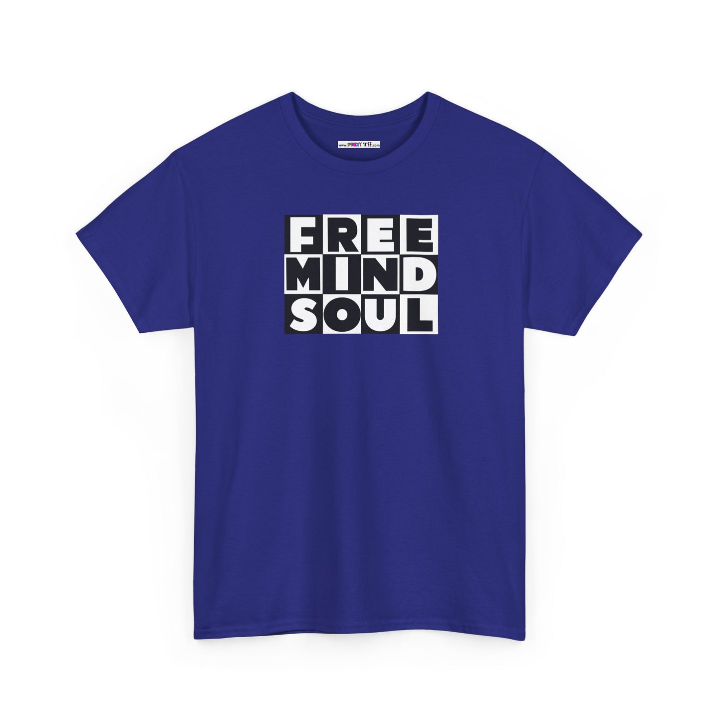 FREE MIND SOUL Unisex Heavy Cotton Tee