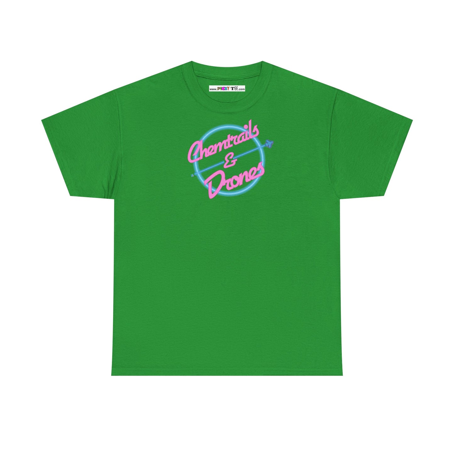 Chemtrails & Drones Unisex Heavy Cotton Tee