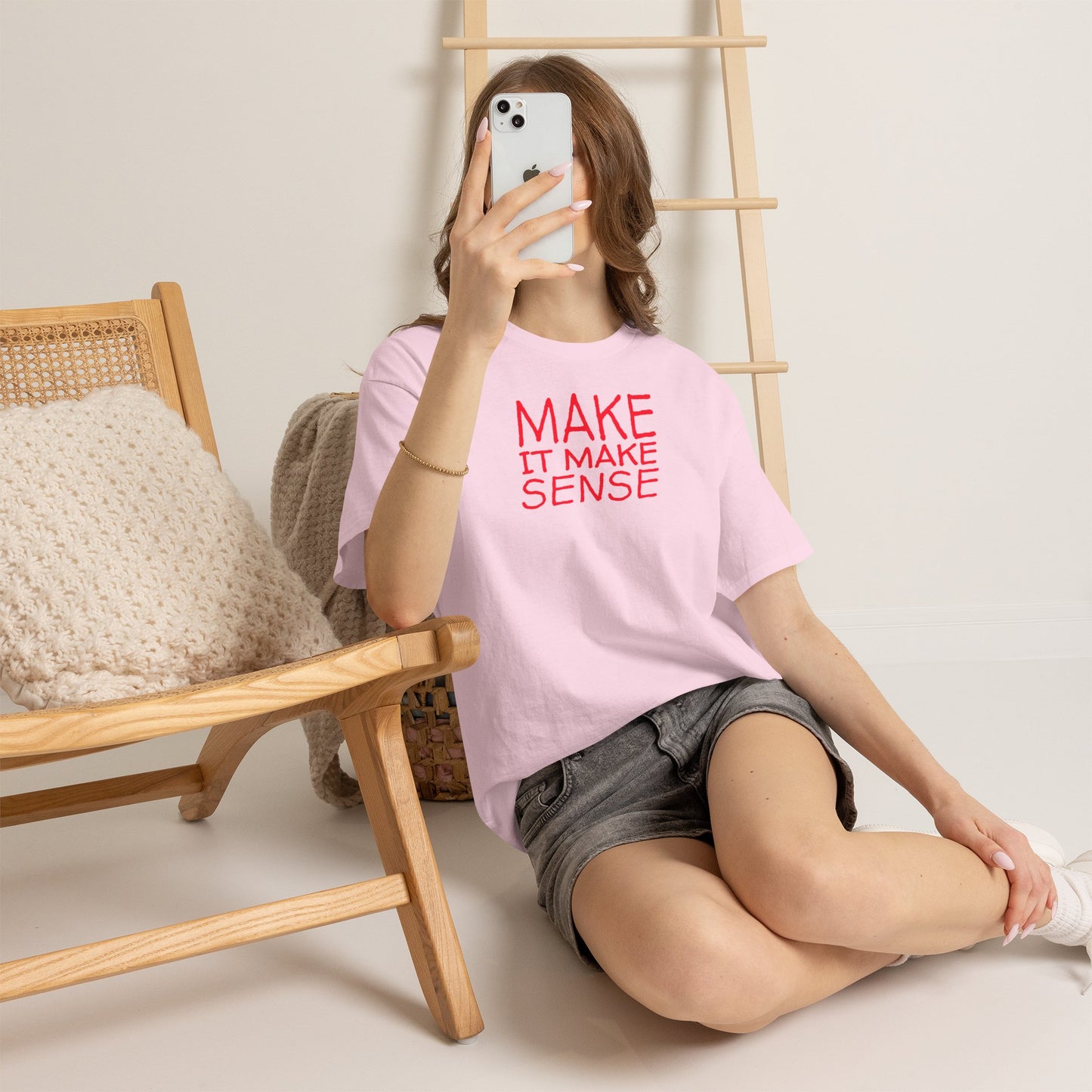 MAKE IT MAKE SENSE Unisex Heavy Cotton Tee