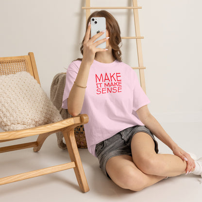 MAKE IT MAKE SENSE Unisex Heavy Cotton Tee