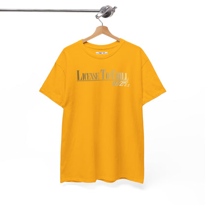 LICENSE TO CHILL 00Zzz Unisex Heavy Cotton Tee