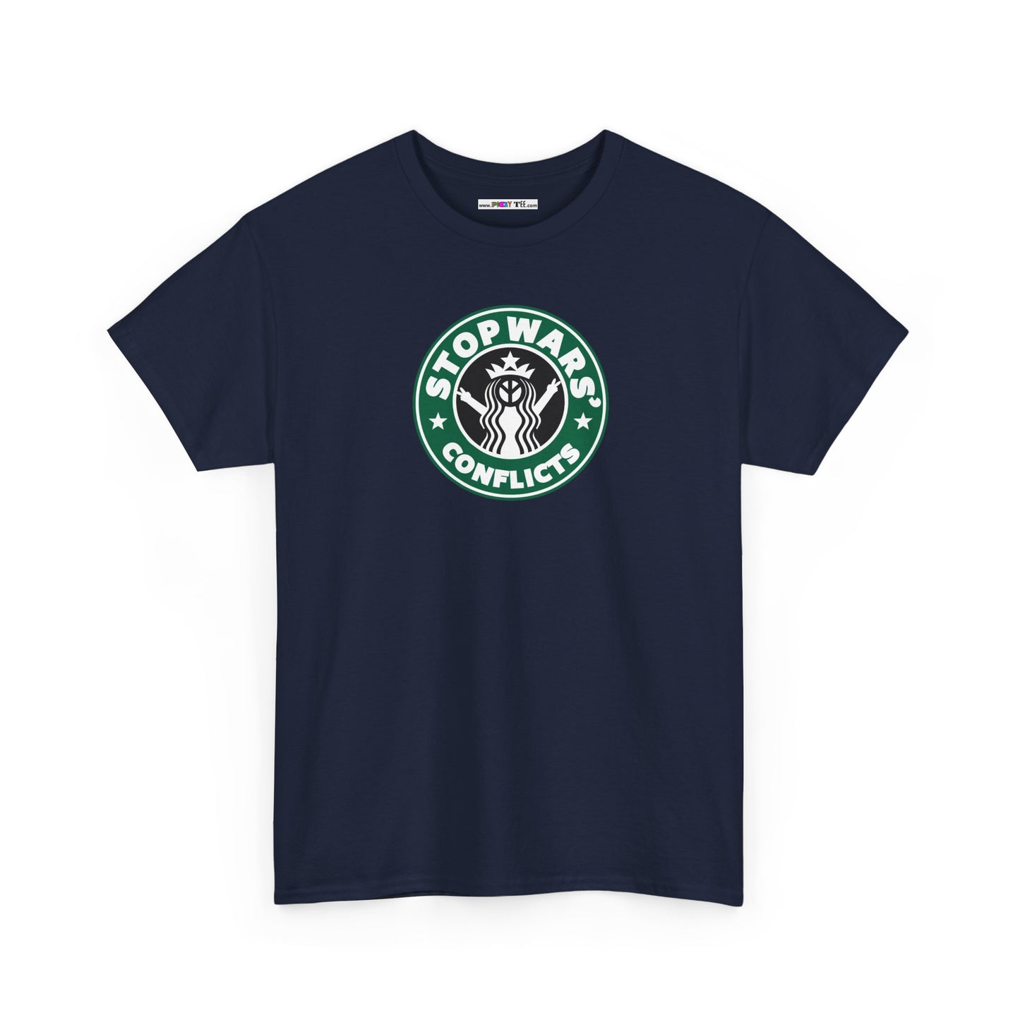 STOP WARS' CONFLICTS Unisex Heavy Cotton Tee