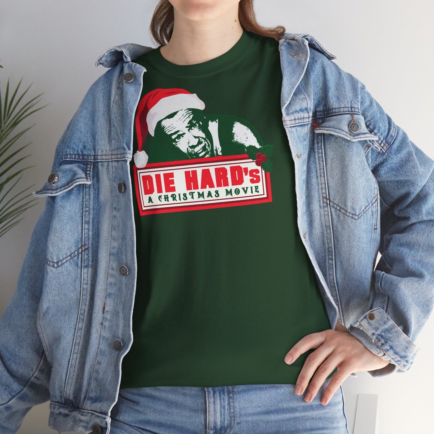 DIE HARD'S A CHRISTMAS MOVIE  Unisex Heavy Cotton Tee
