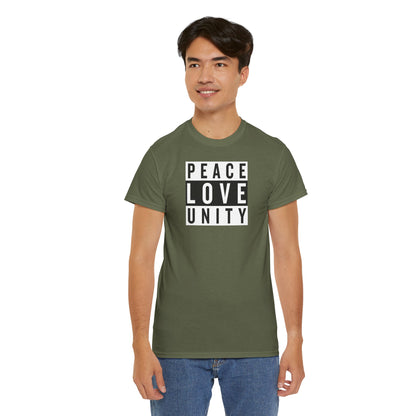 PEACELOVEUNITY Unisex Heavy Cotton Tee