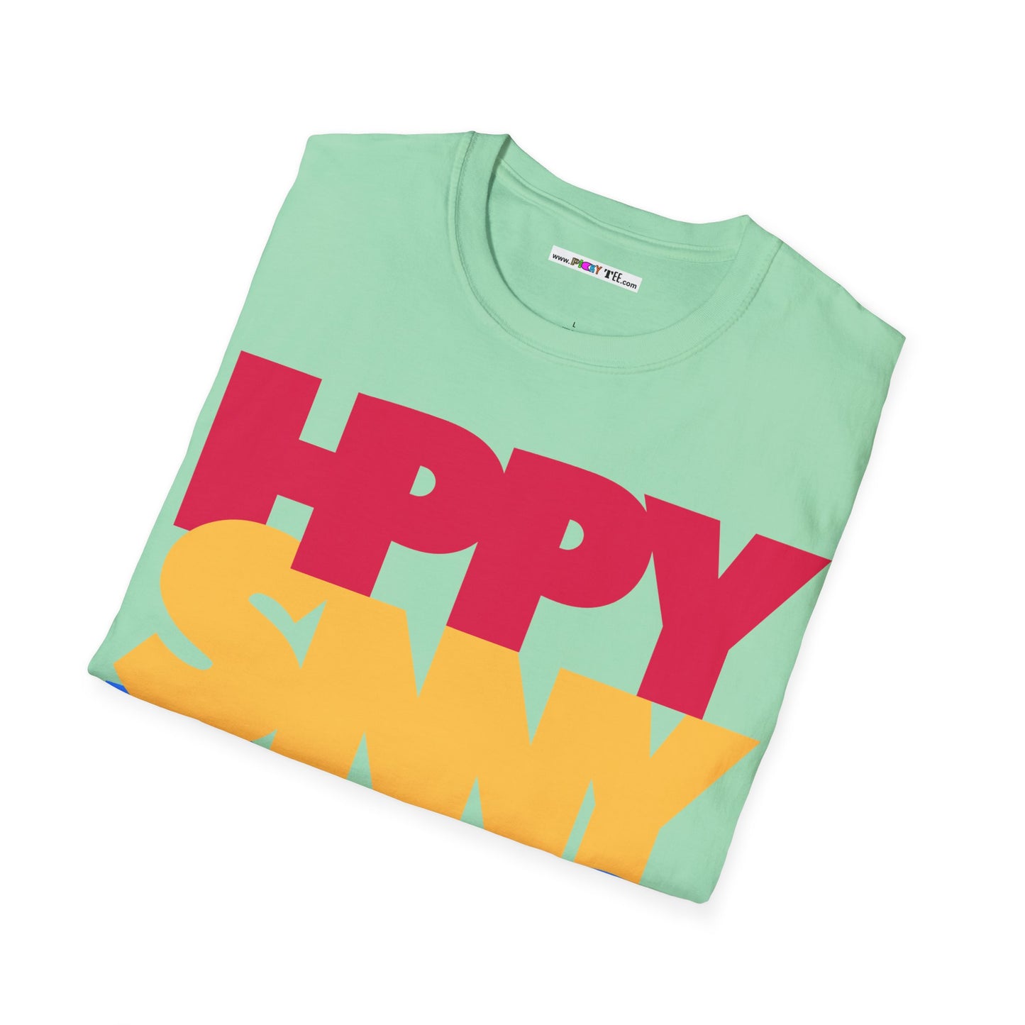 HPPY SNNY DYS Unisex Softstyle 100% Cotton T-Shirt