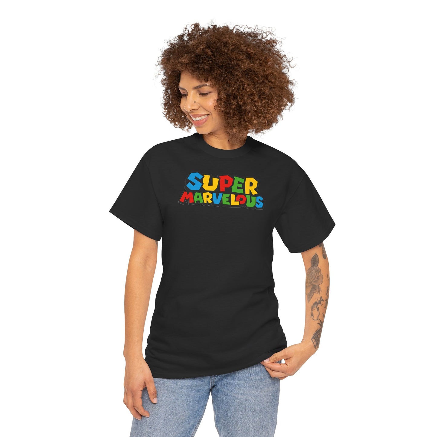SUPER MARVELOUS Unisex Heavy Cotton Tee