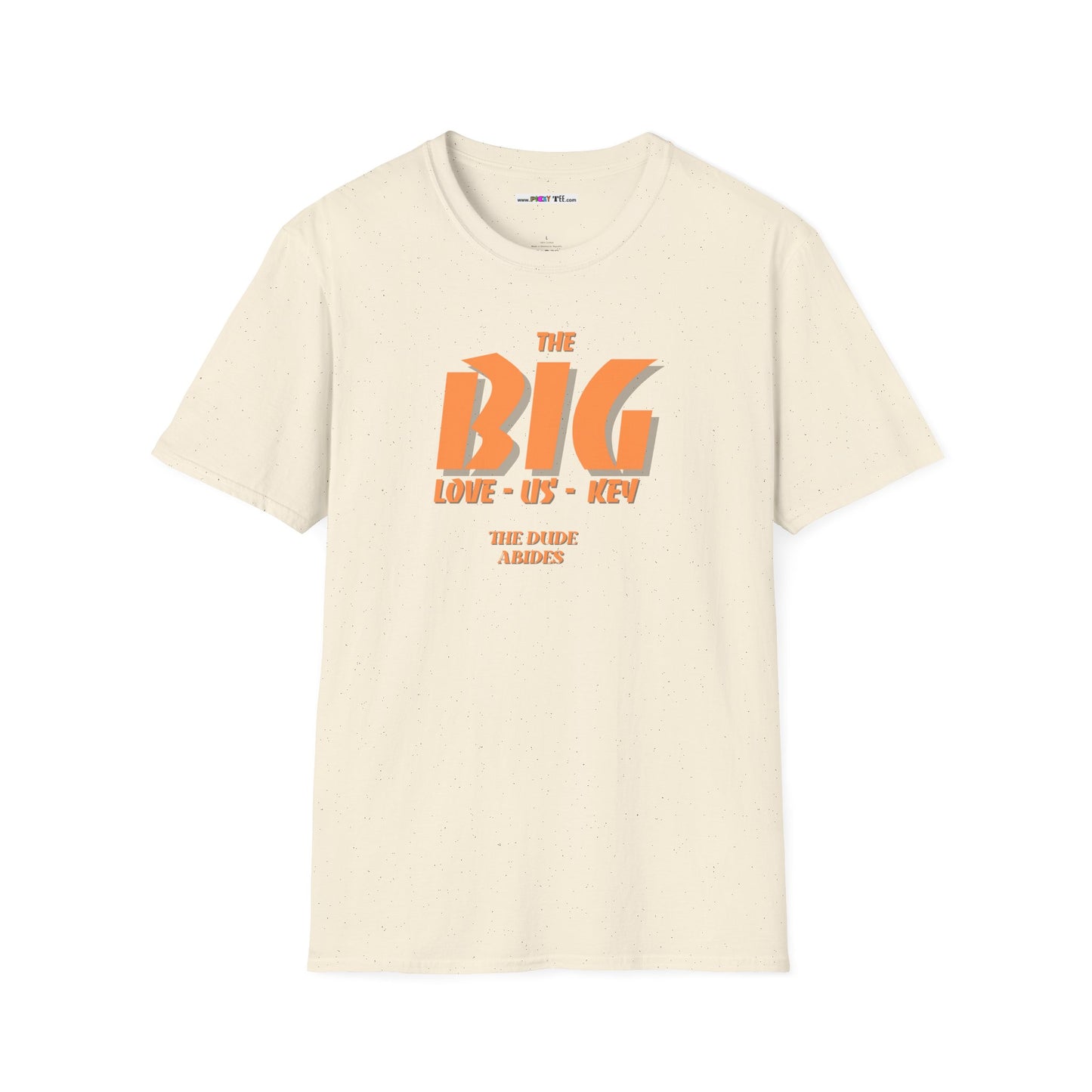 THE BIG LOVE-US-KEY Unisex Softstyle 100% Cotton T-Shirt