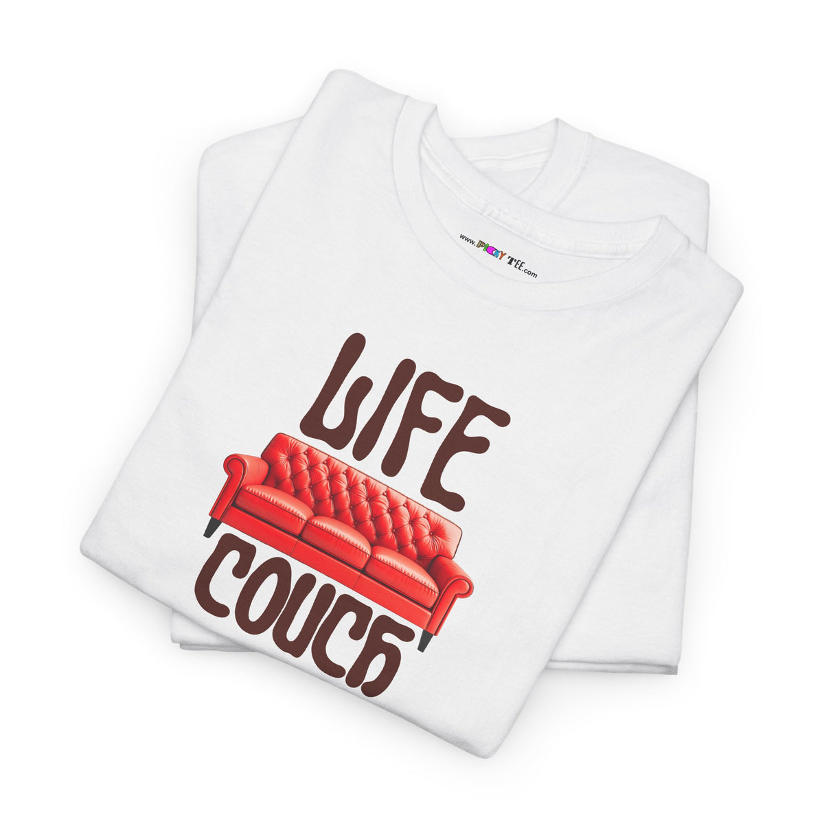 LIFE COUCH Unisex Heavy Cotton Tee