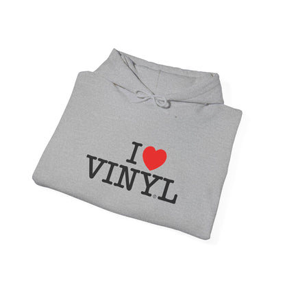 I ❤️ VINYL Unisex Heavy Blend™ Hooded Sweatshirt