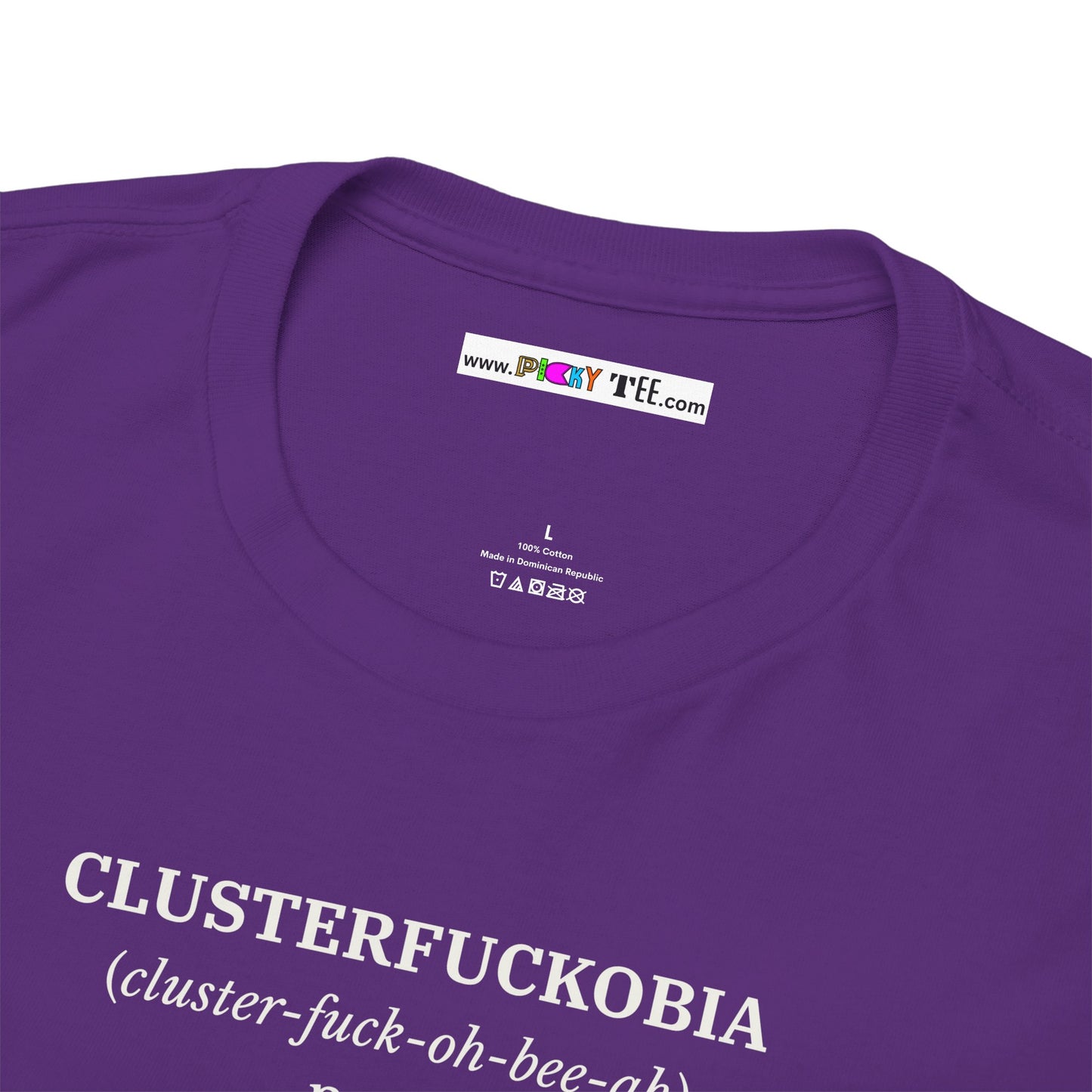 CLUSTERFUCKOBIA Unisex Heavy Cotton Tee