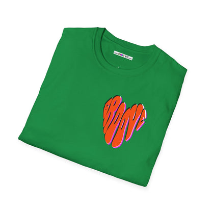 GROOVE is in THE HEART Unisex Softstyle 100% Cotton T-Shirt