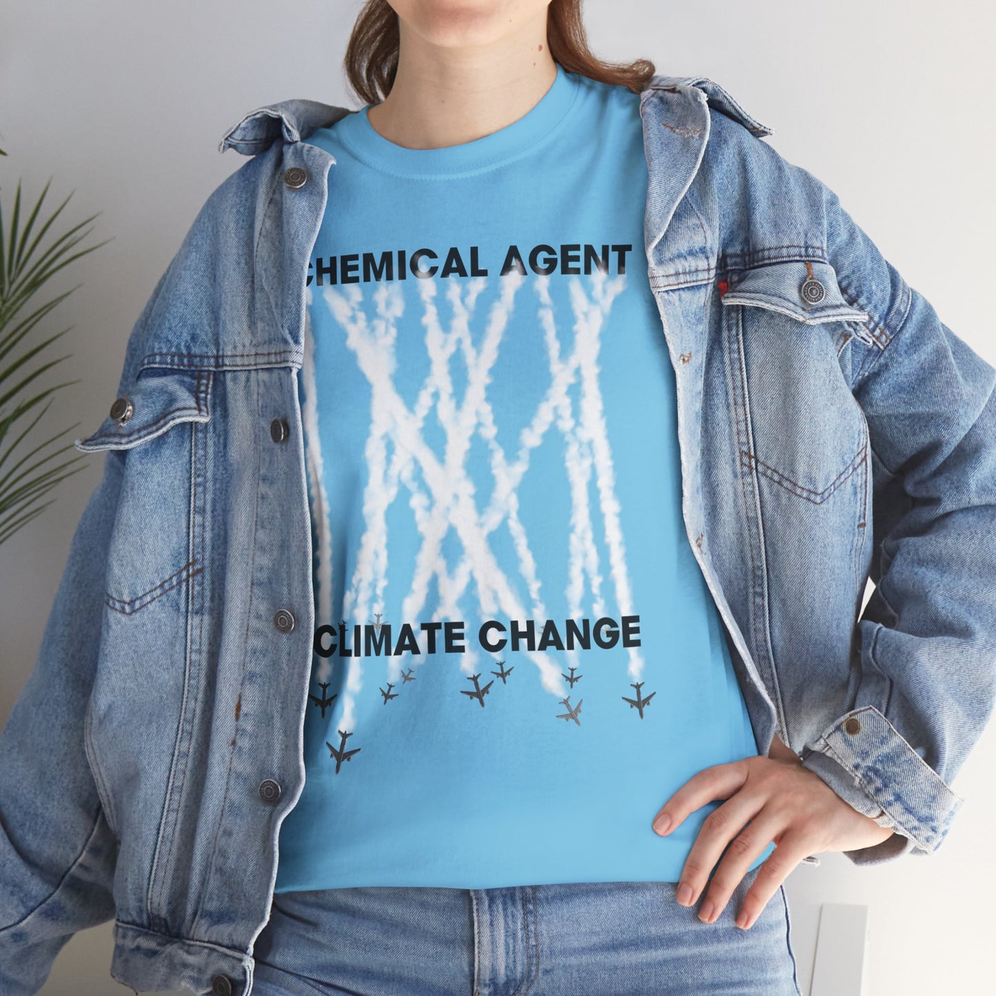 CHEMICAL AGENT/CLIMATE CHANGE Unisex Heavy Cotton Tee