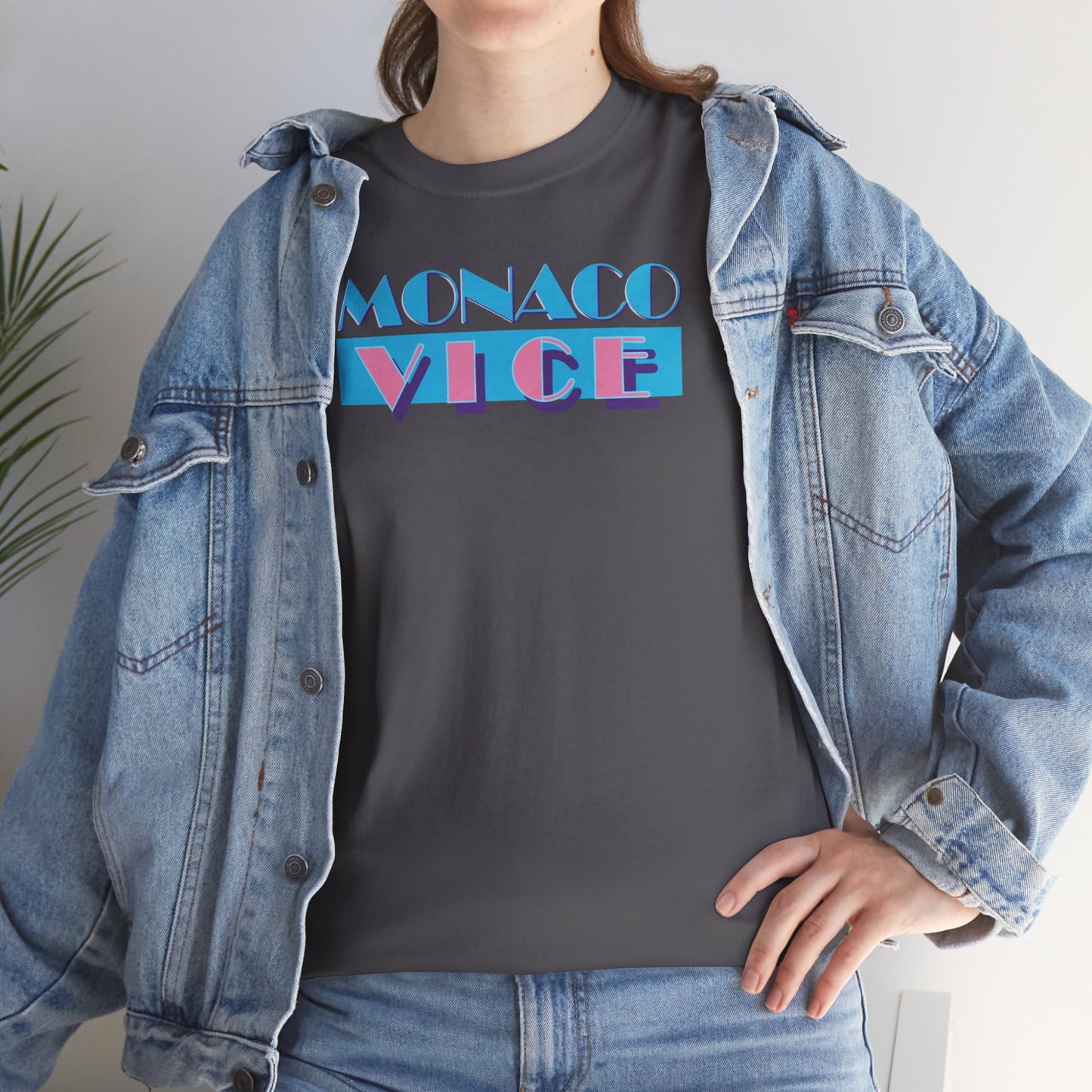 MONACO VICE Unisex Heavy Cotton Tee