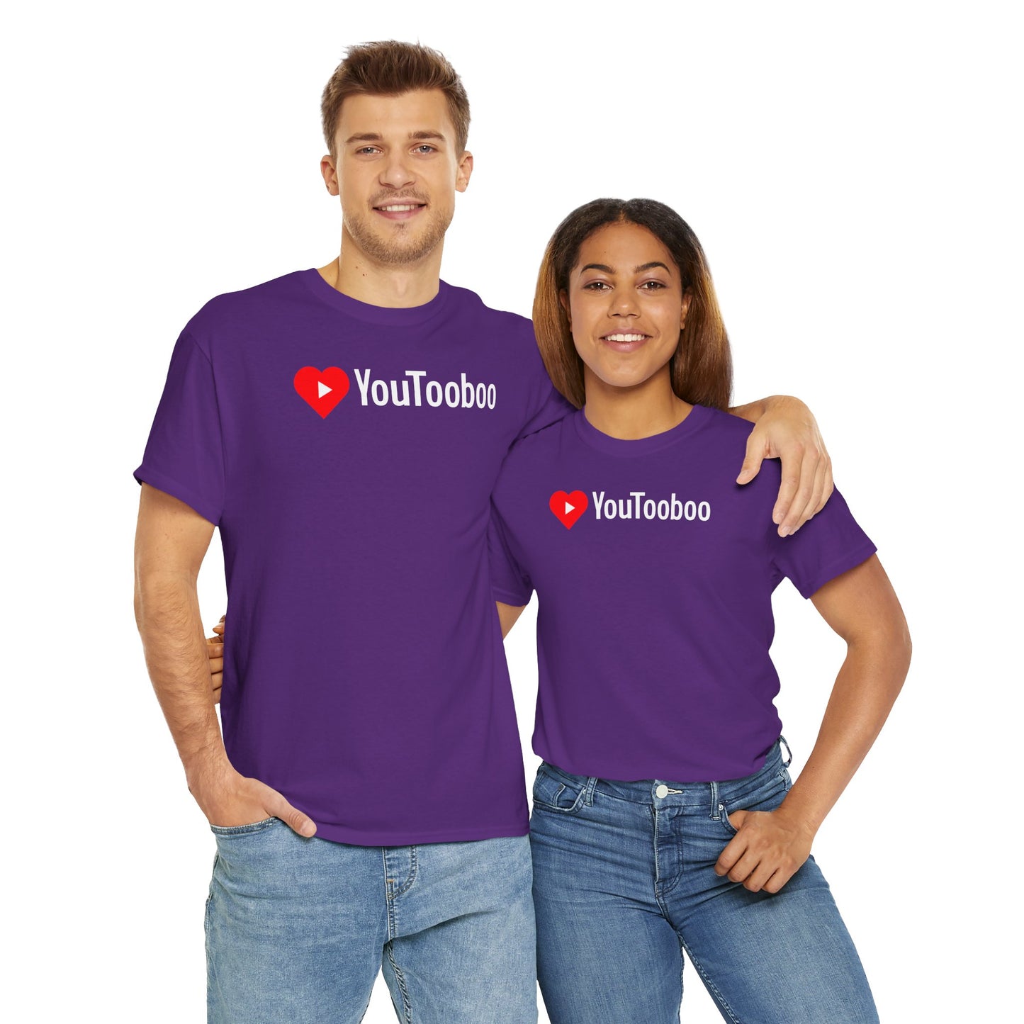 HEART Youtooboo Unisex Heavy Cotton Tee