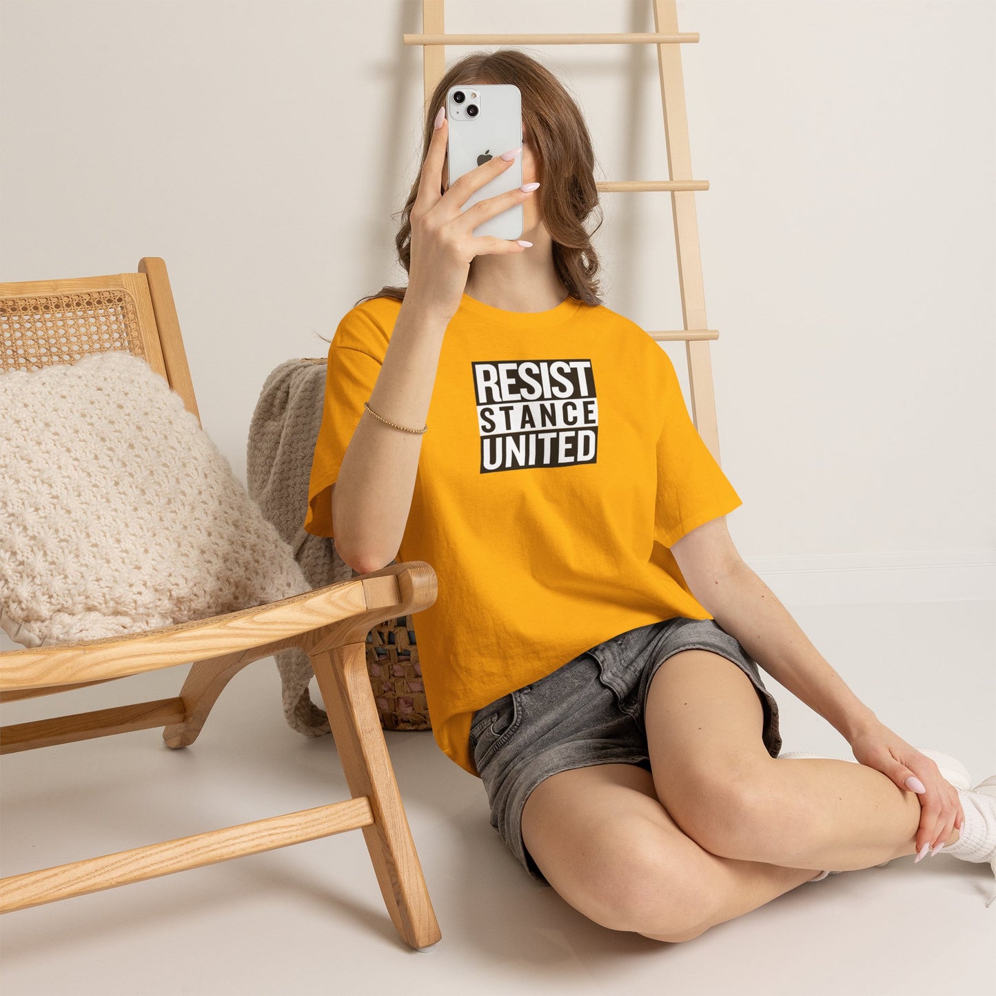 RESIST STANCE UNITED Unisex Heavy Cotton Tee