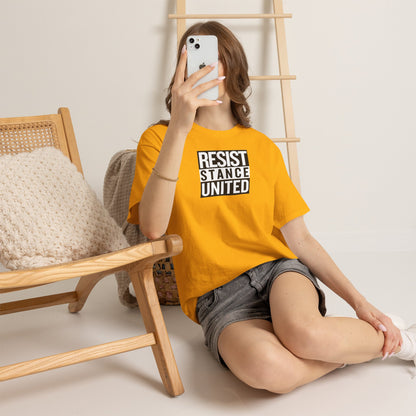 RESIST STANCE UNITED Unisex Heavy Cotton Tee