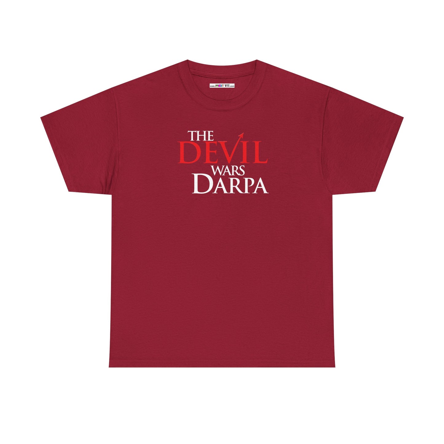 THE DEVIL WARS DARPA Unisex Heavy Cotton Tee