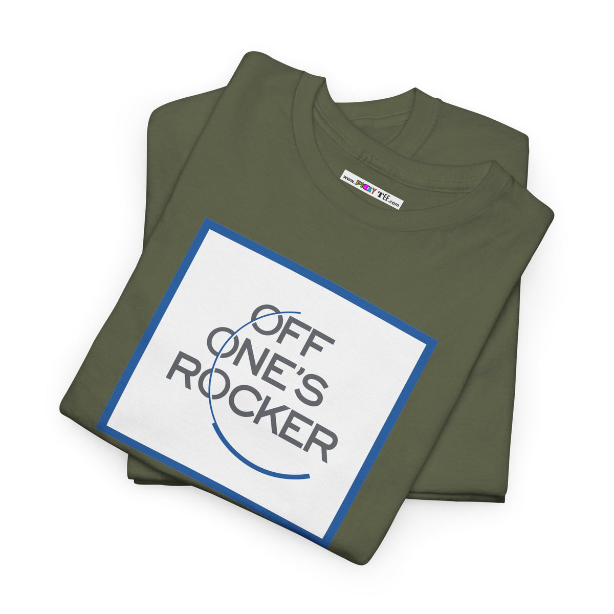 OFF ONE'S ROCKER Unisex Heavy Cotton Tee