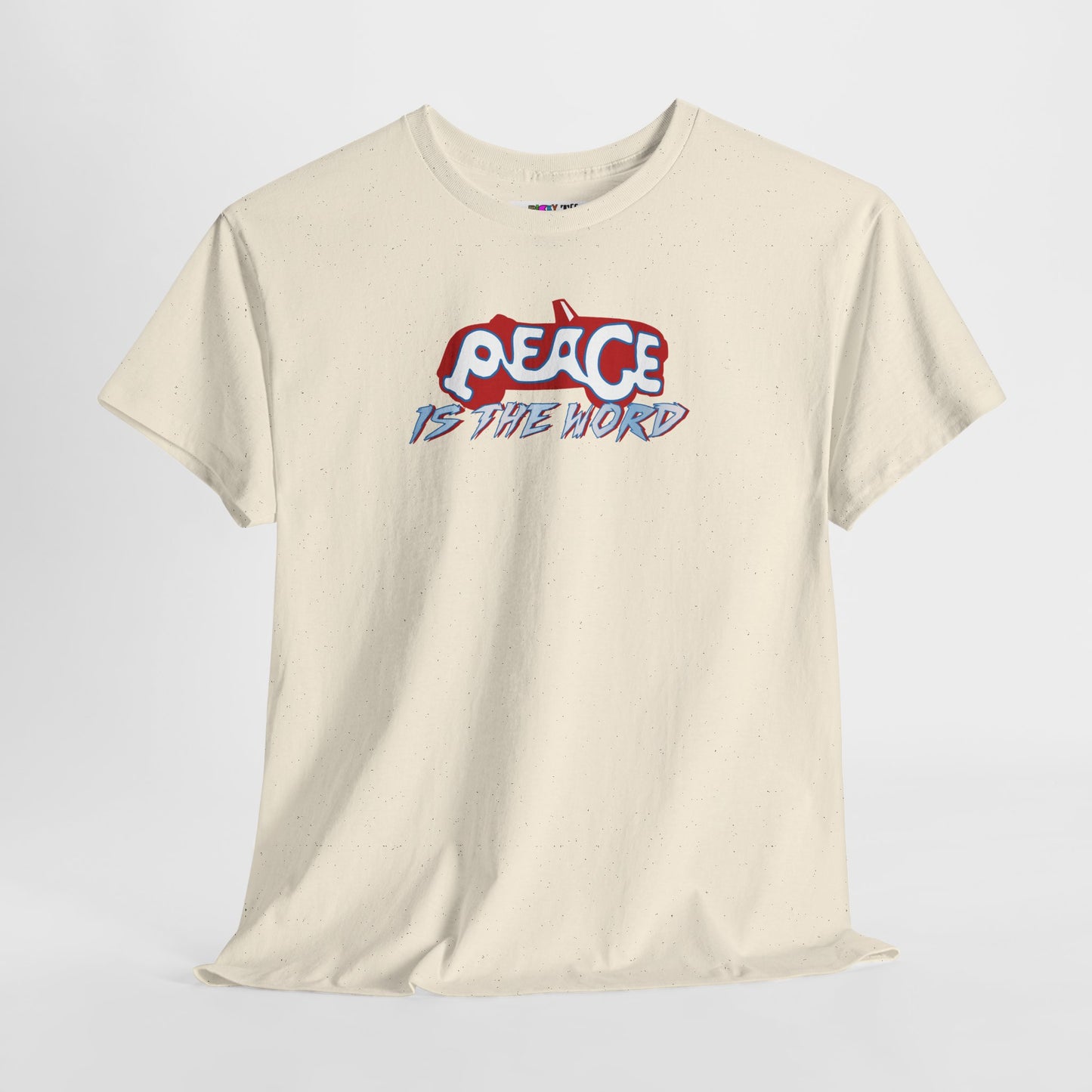 PEACE IS THE WORD Unisex Heavy Cotton Tee