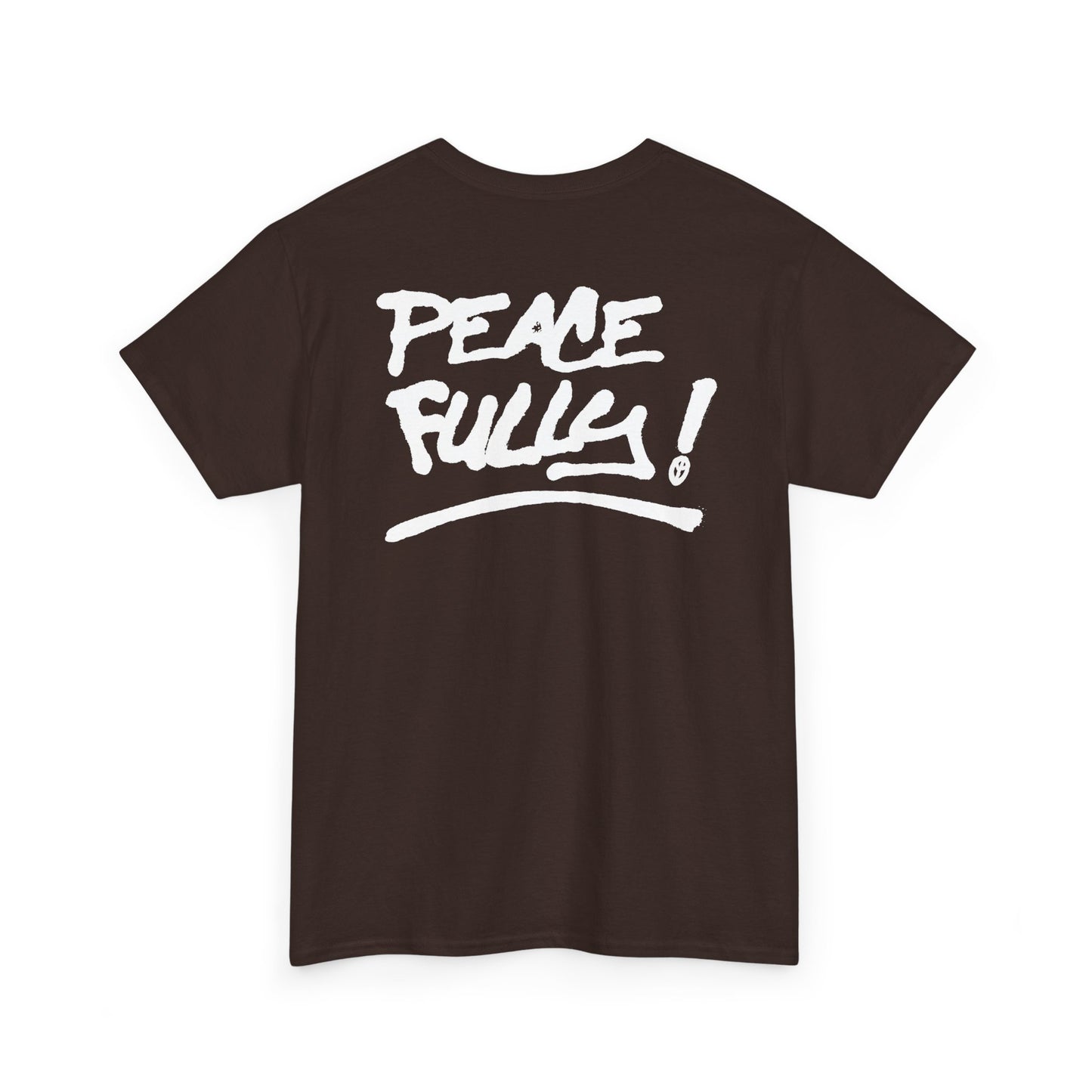 PEACEFULLY! Unisex Heavy Cotton Tee