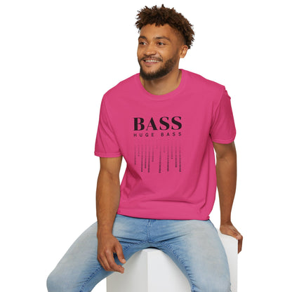 BASS HUGE BASS Unisex Softstyle 100% Cotton T-Shirt