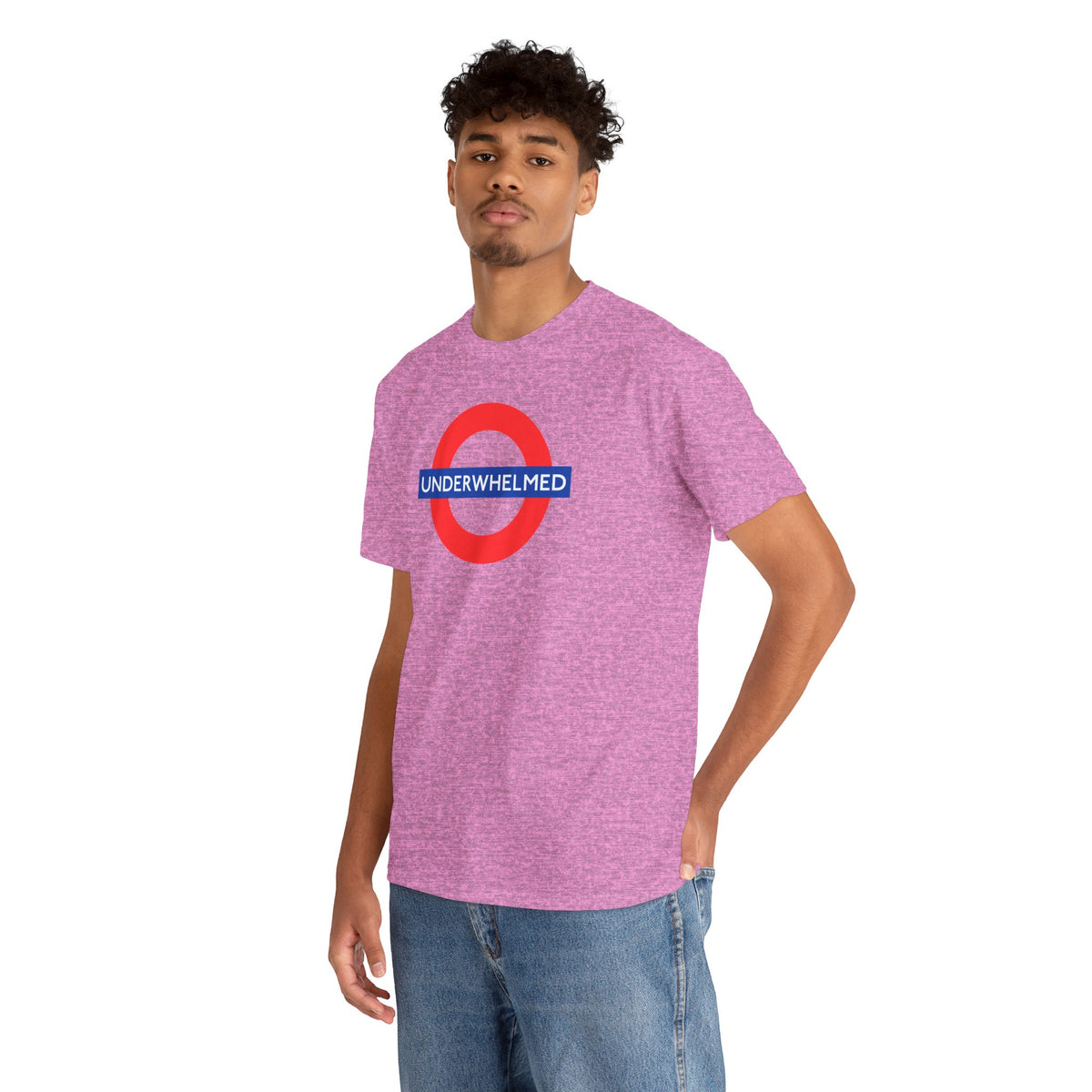 UNDERWHELMED Unisex Heavy Cotton Tee