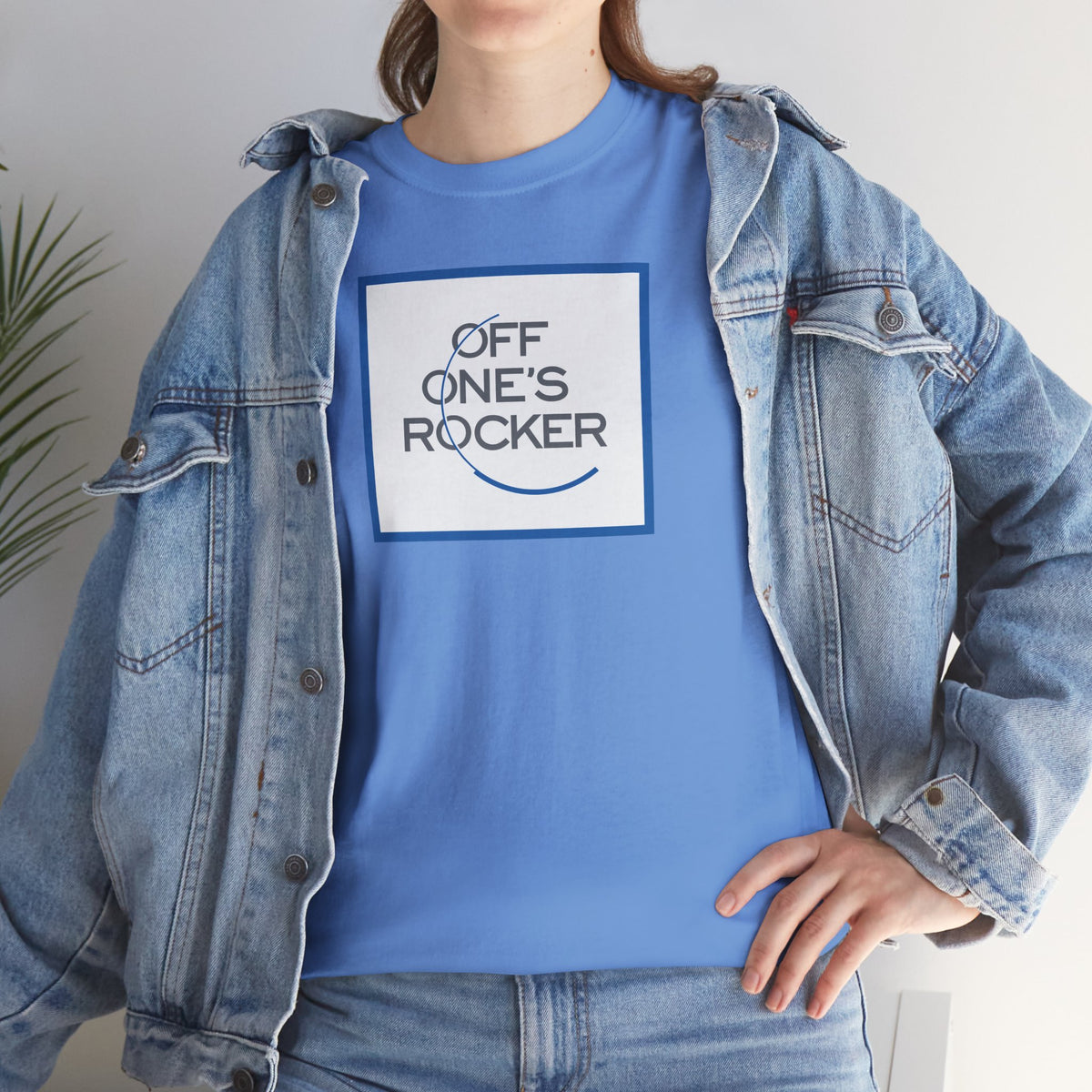 OFF ONE'S ROCKER Unisex Heavy Cotton Tee