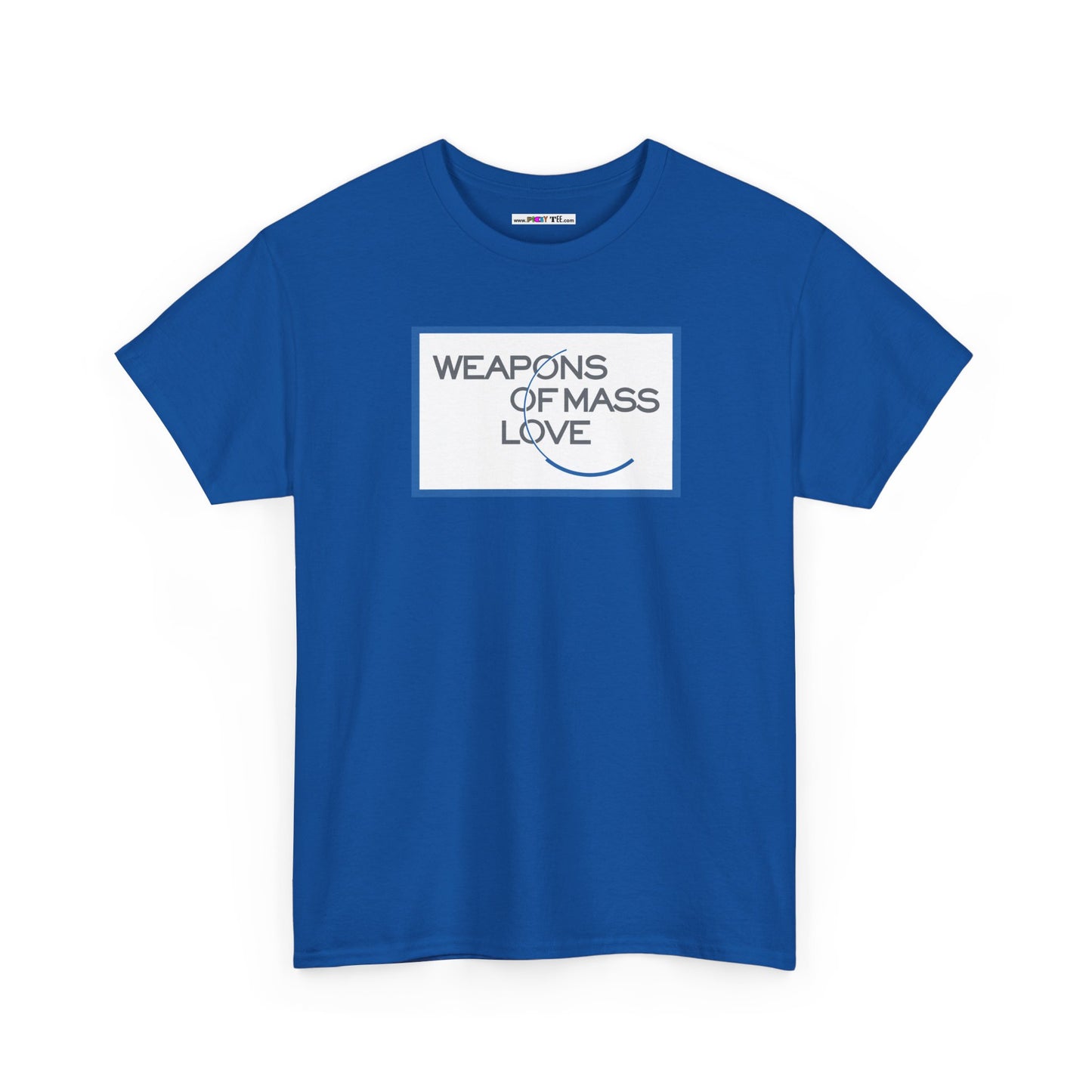 WEAPONS OF MASS LOVE Unisex Heavy Cotton Tee