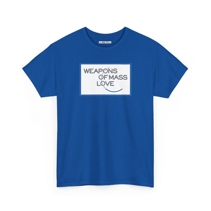 WEAPONS OF MASS LOVE Unisex Heavy Cotton Tee