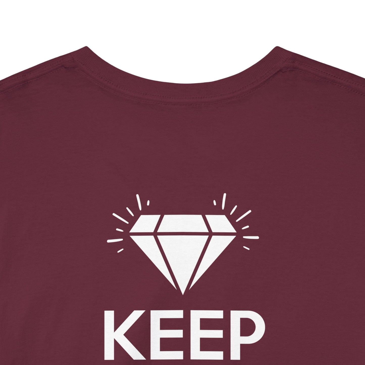 KEEP CRAZY AND SHINE ON Unisex Heavy Cotton Tee