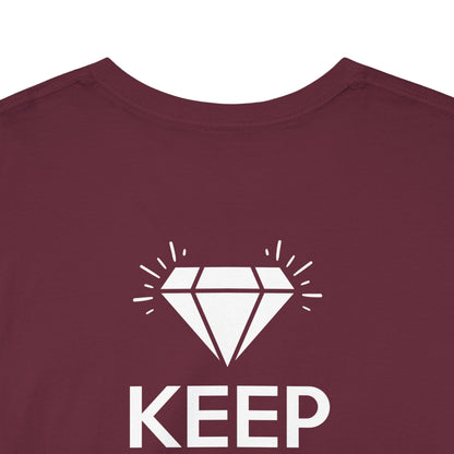 KEEP CRAZY AND SHINE ON Unisex Heavy Cotton Tee