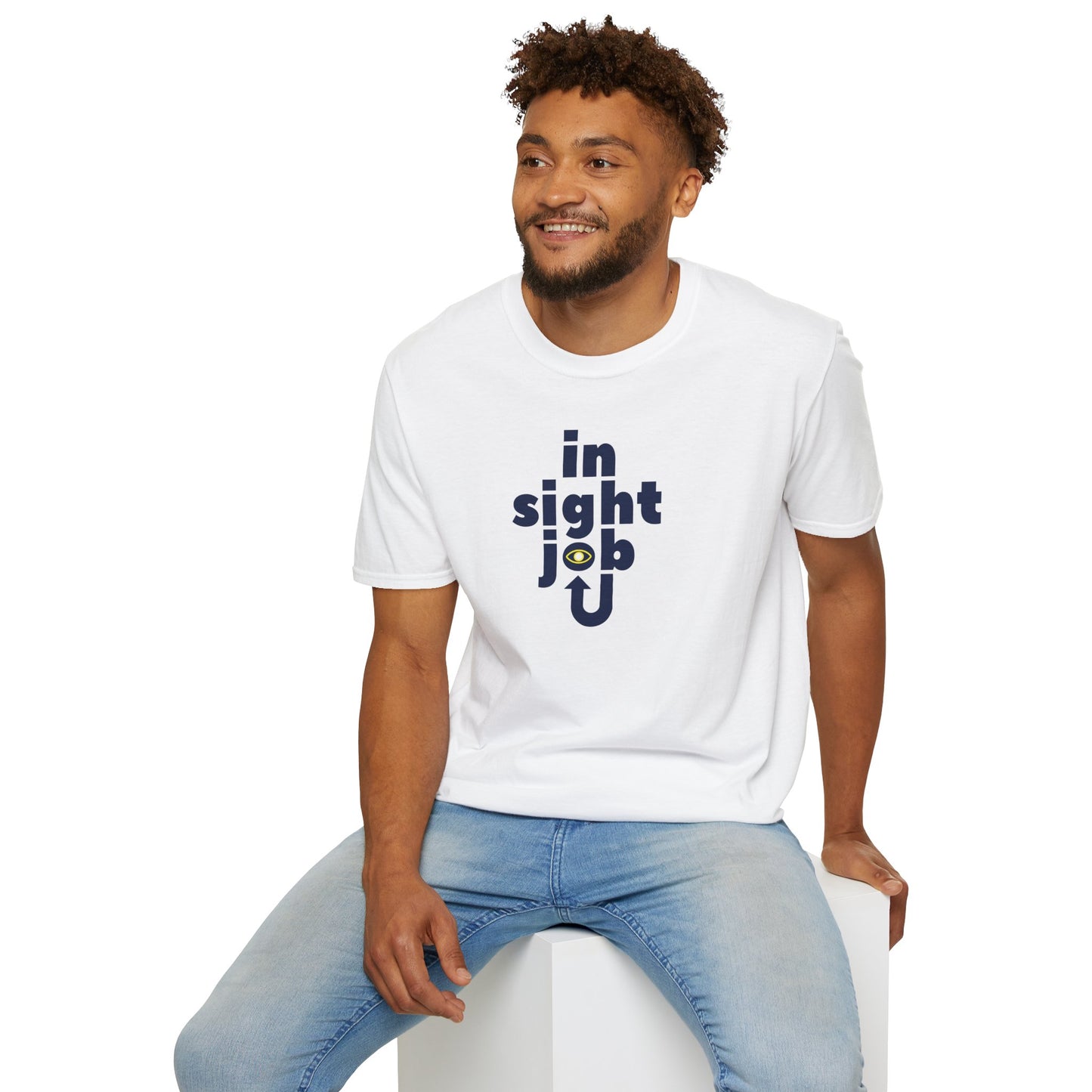 in sight job Unisex Softstyle 100% Cotton T-Shirt